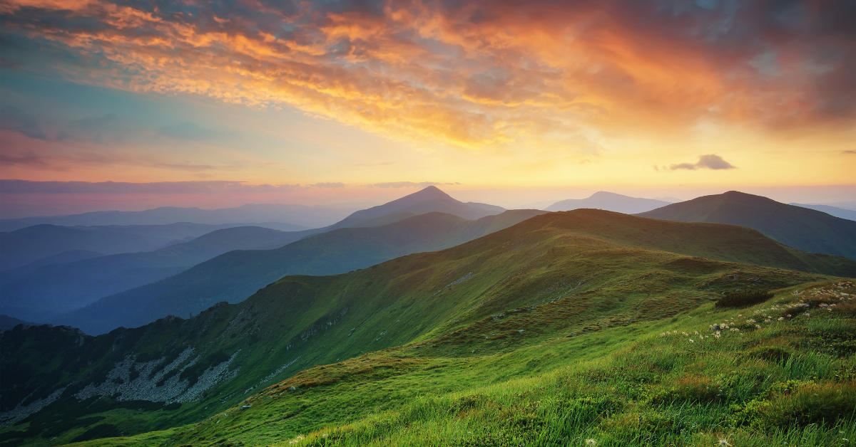 Mountains in Central Asia filled with the light of the Gospel